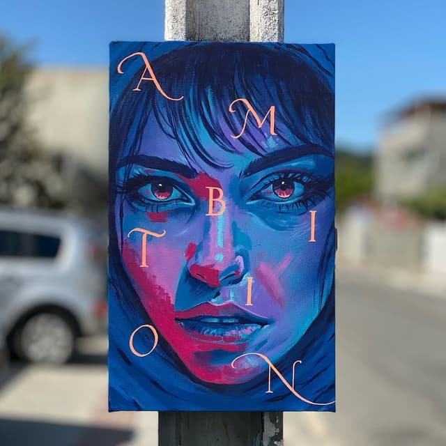 Graffiti: Ambition — Rosto neon